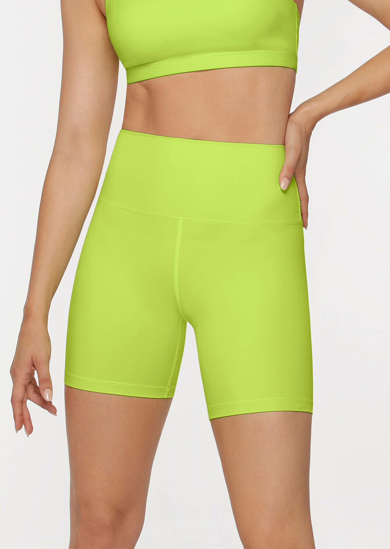 green bike shorts womens