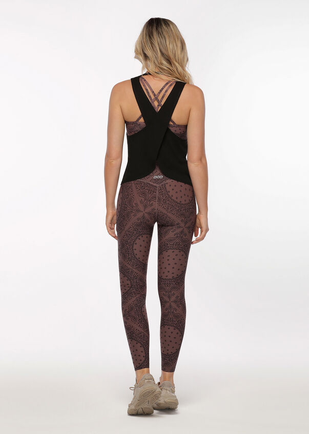 Criss Cross Tank Black Lorna Jane AU