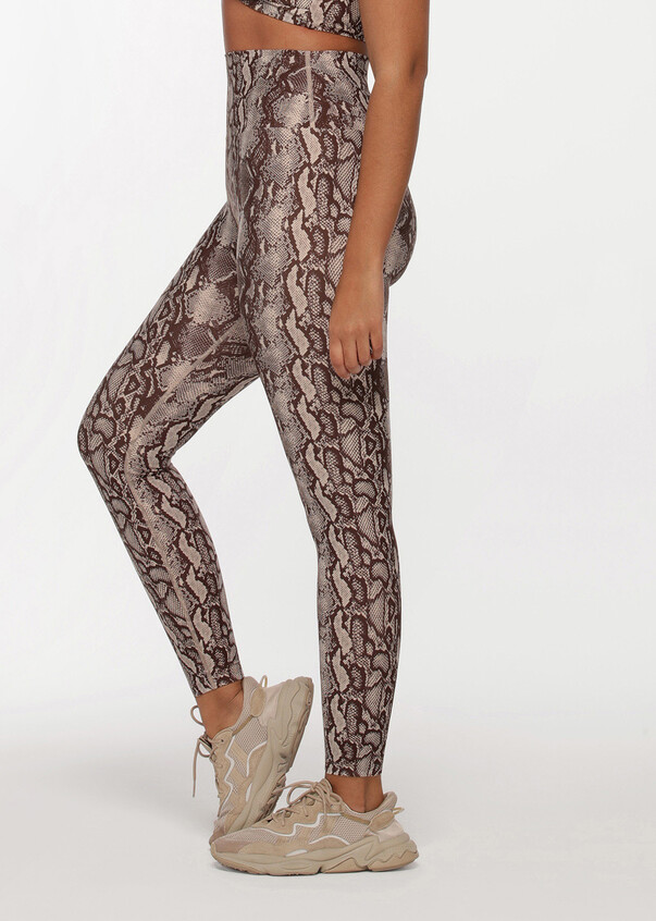 Animal print leggings Cheetah pattern and snake-skin-like fabric texture  S/M/L