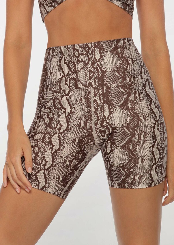 SALE :Snake Print Biker Shorts – Madida Clothing