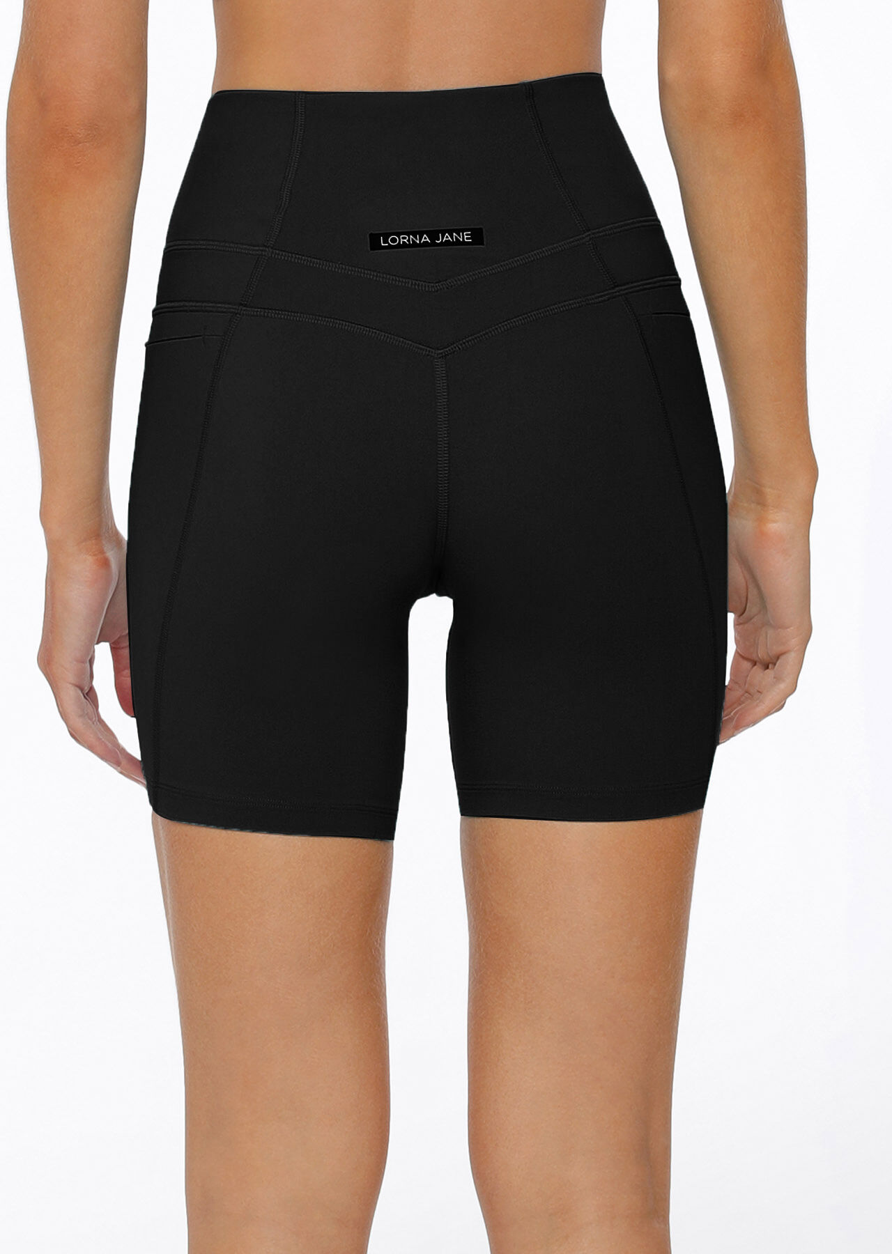 bike shorts with zipper pockets