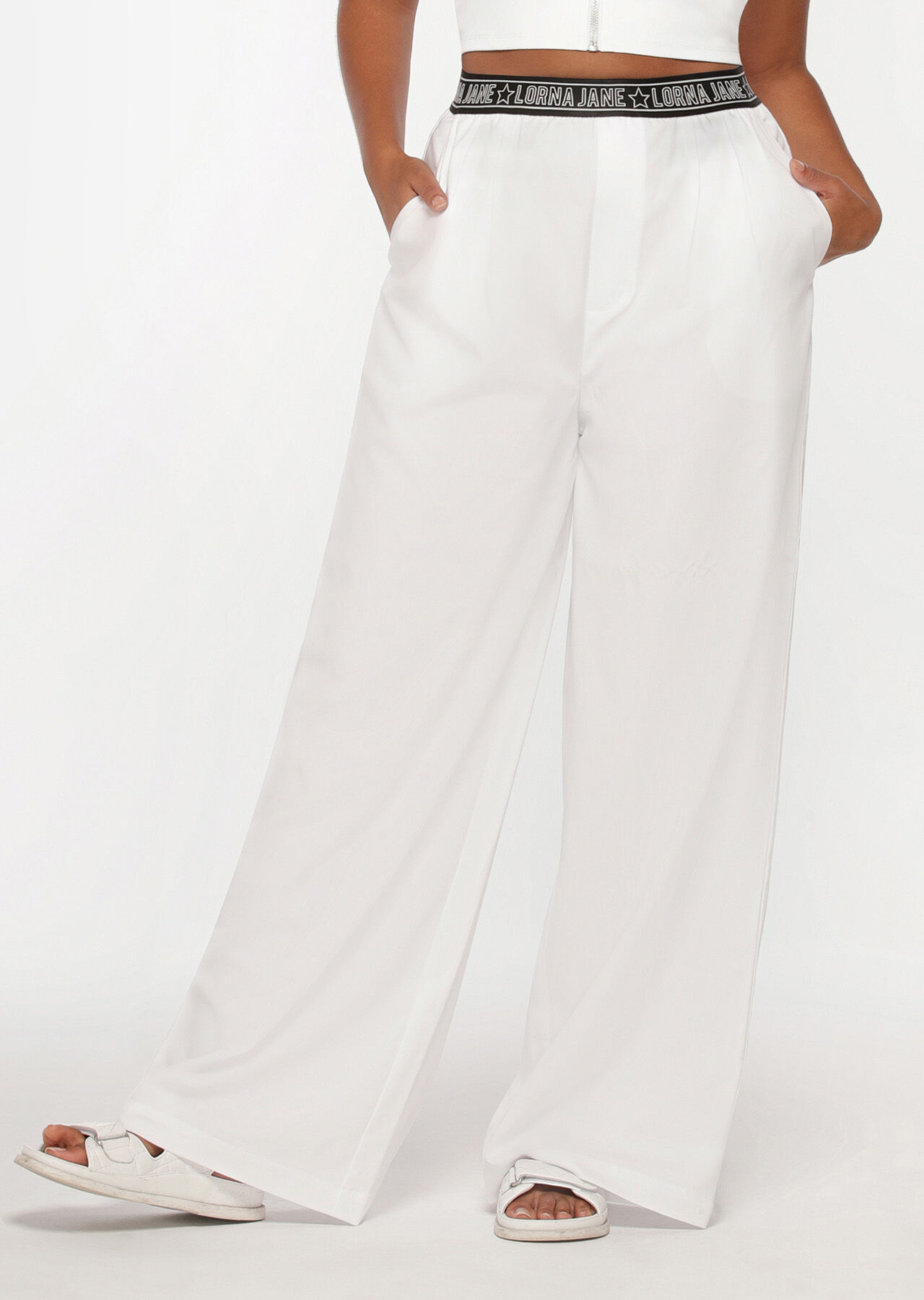 Buy Off-White Trousers & Pants for Women by PROJECT EVE Online | Ajio.com