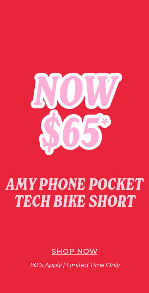 $65 Amy Phone Pocket Tech Bike Short