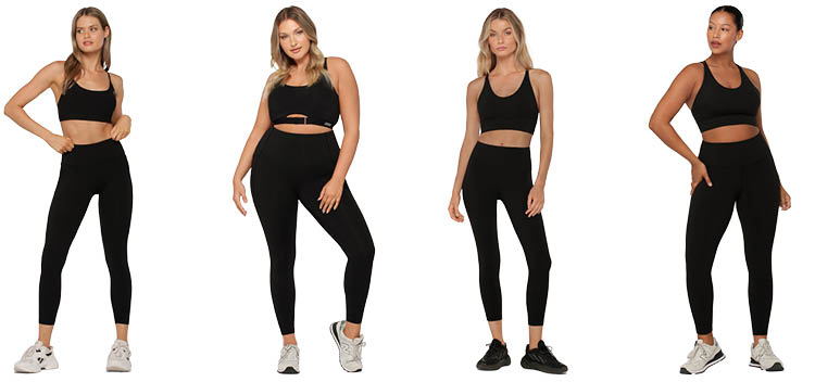 Activewear Size Guide