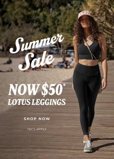 Black Lotus Ankle Biter Leggings: Now $50 in Our Summer Sale!*