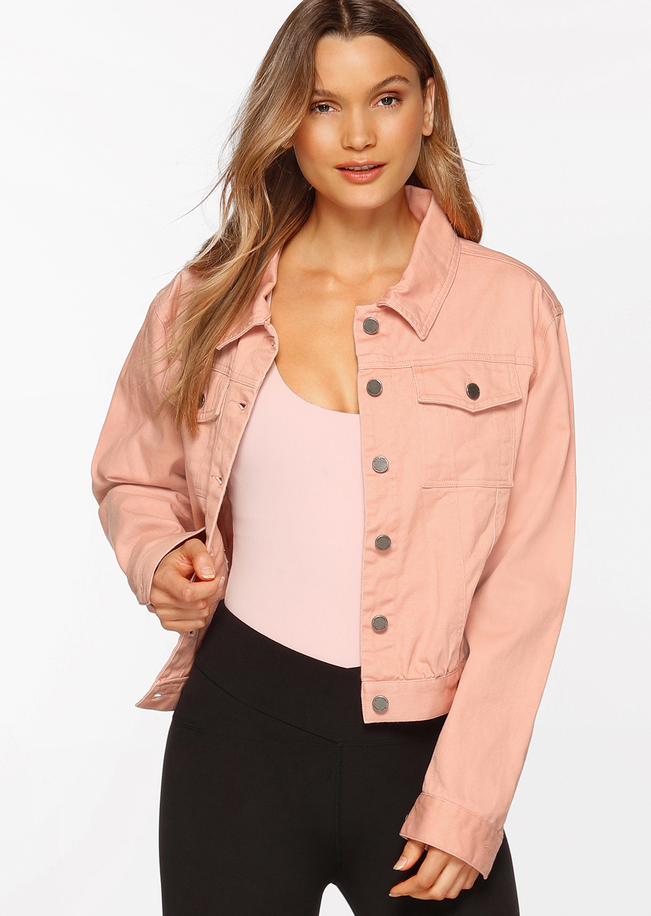 Pink denim sale jacket australia