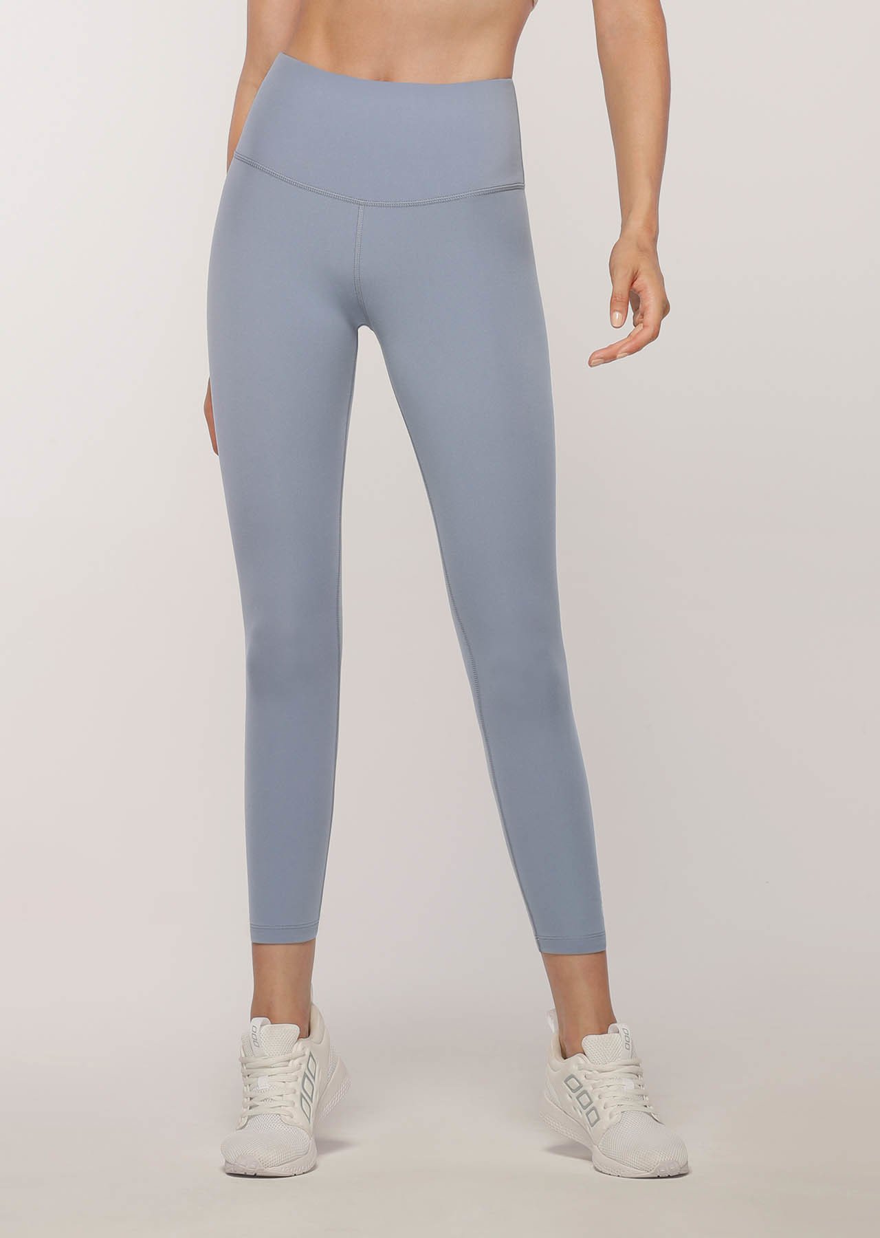 Lotus Ankle Biter Leggings | Gravity Grey | Lorna Jane AU