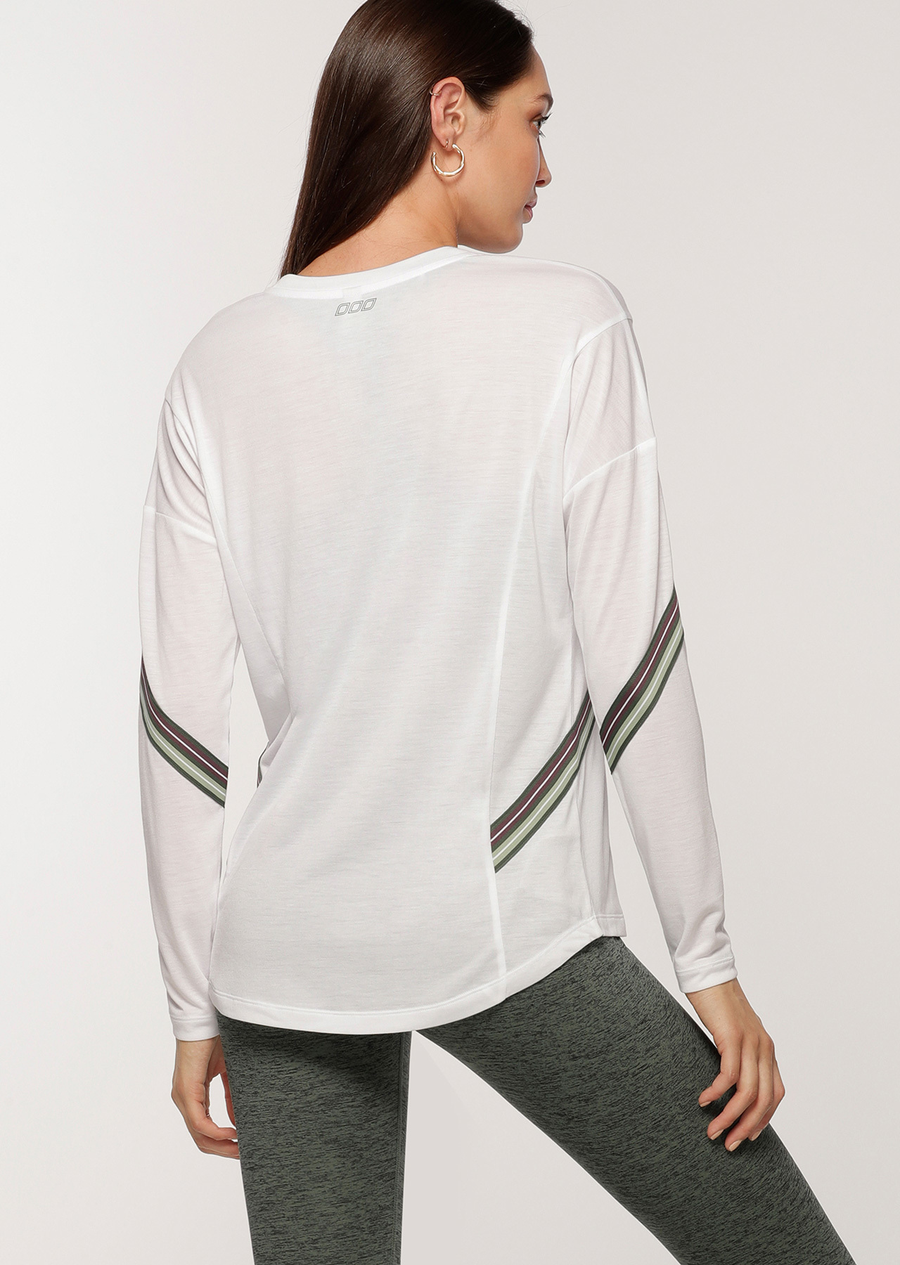 Athleisure Long Sleeve Top White Lorna Jane Au 2205