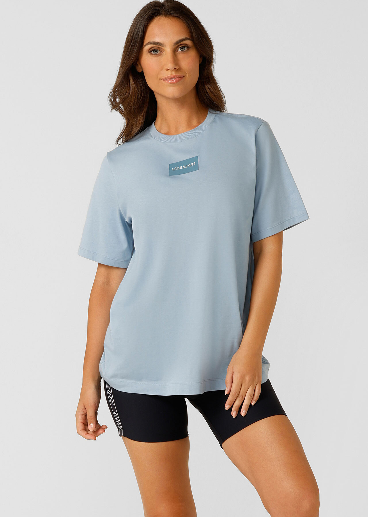 Transdry Relaxed Tee | Blue | Lorna Jane AU