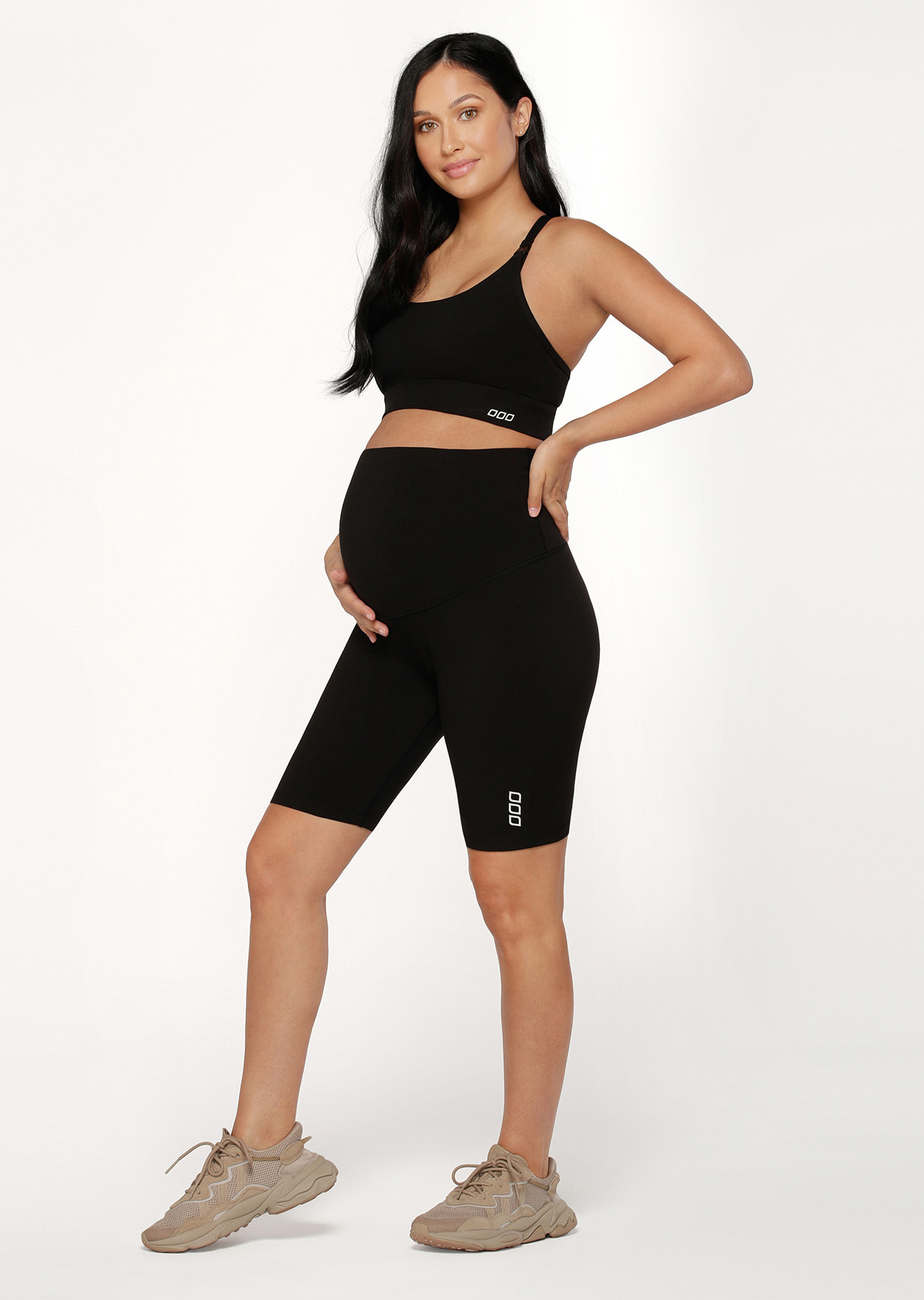 LJ Maternity Bike Short Black Lorna Jane AU