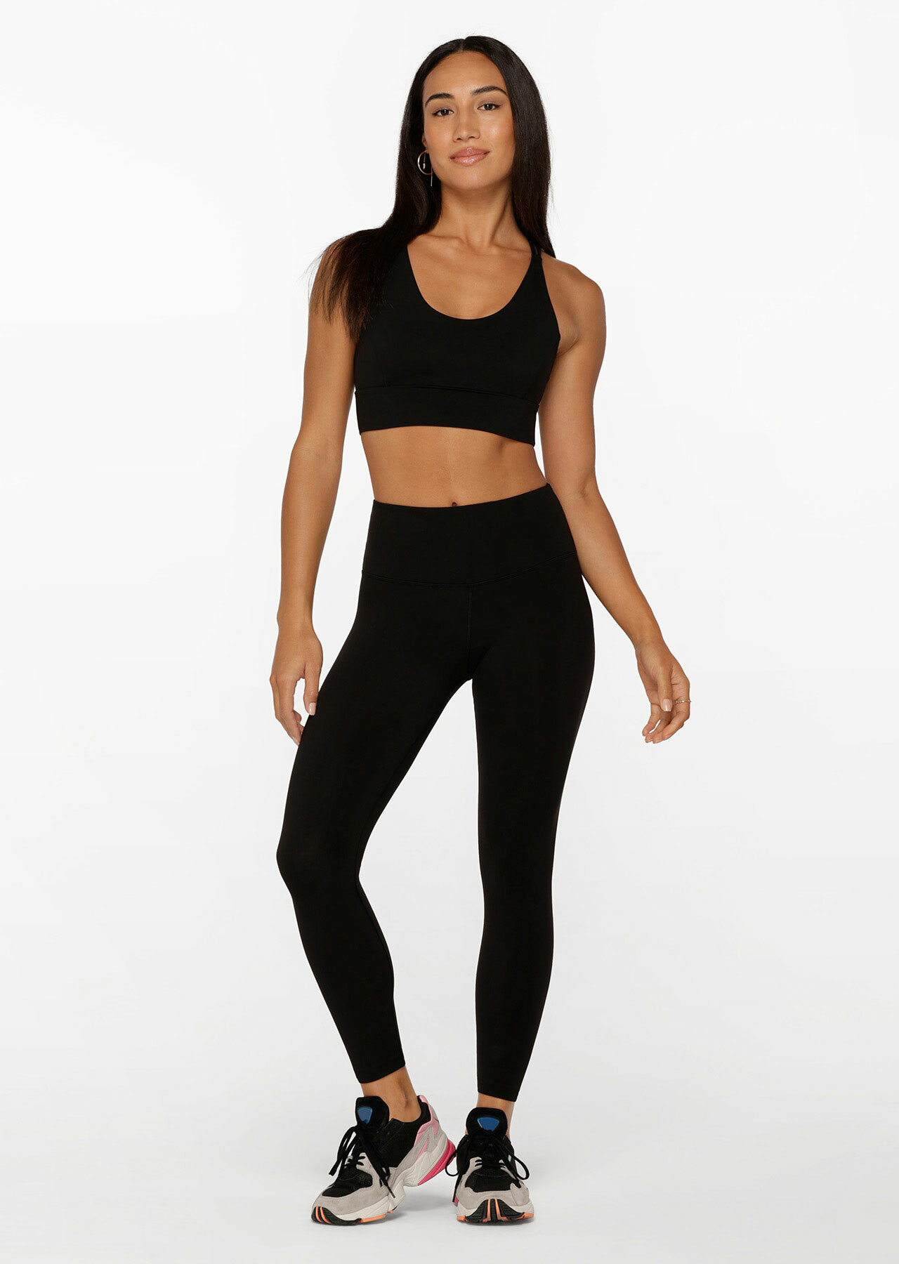 Lotus Classic Ankle Biter Leggings | Black | Lorna Jane AU