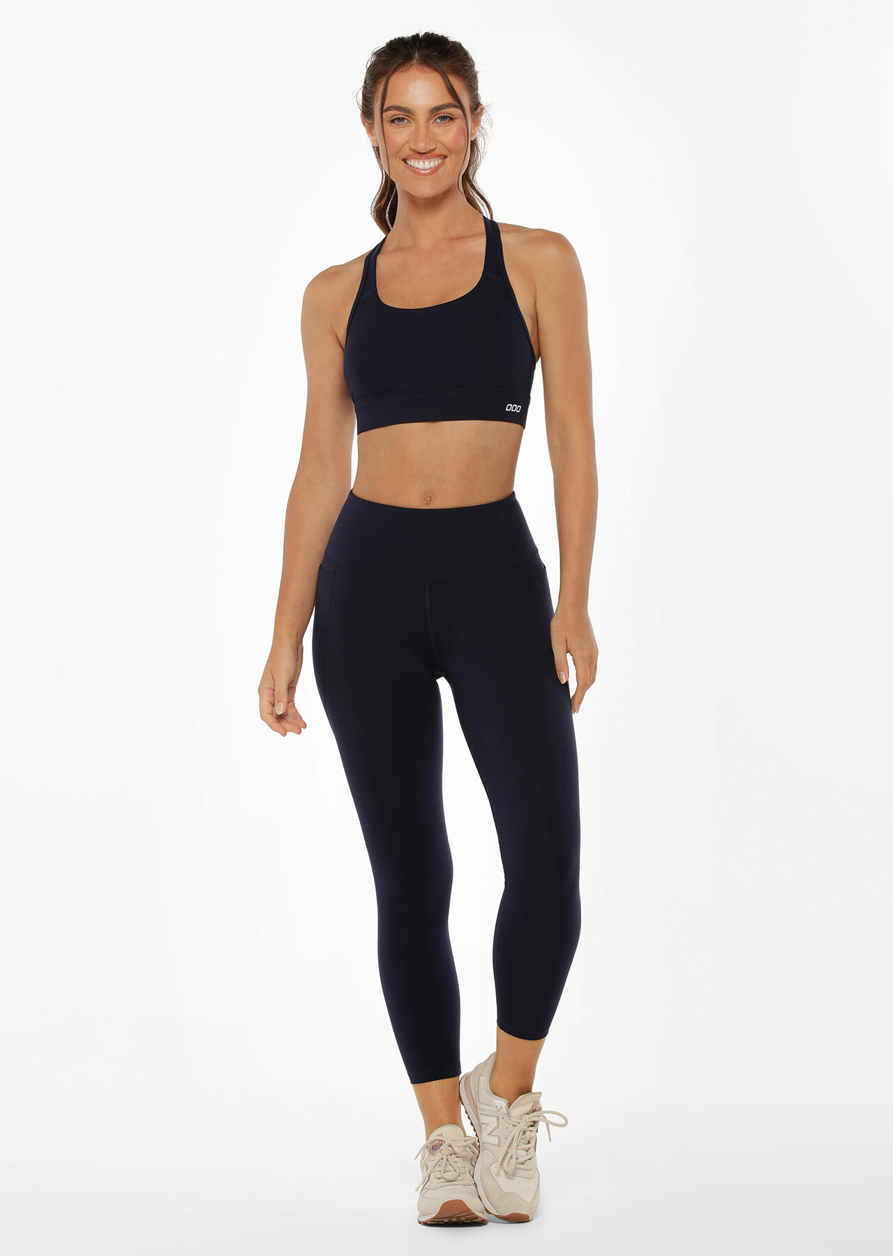 Compress & Compact Sports Bra | Blue | Lorna Jane AU