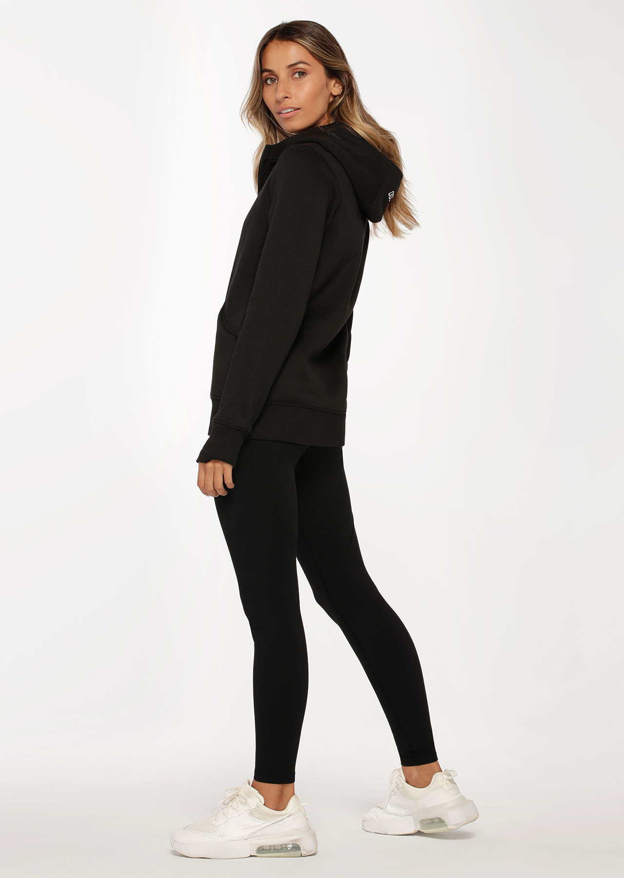 Classic Zip Thru Hoodie Jacket | Black | Lorna Jane AU